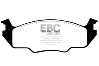 Thumbnail for EBC 80-84 Volkswagen Golf 1.6 Greenstuff Front Brake Pads