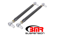 Thumbnail for BMR 79-98 Fox Mustang Chrome Moly Lower Control Arms w/ Double Adj. Rod Ends - Black Hammertone