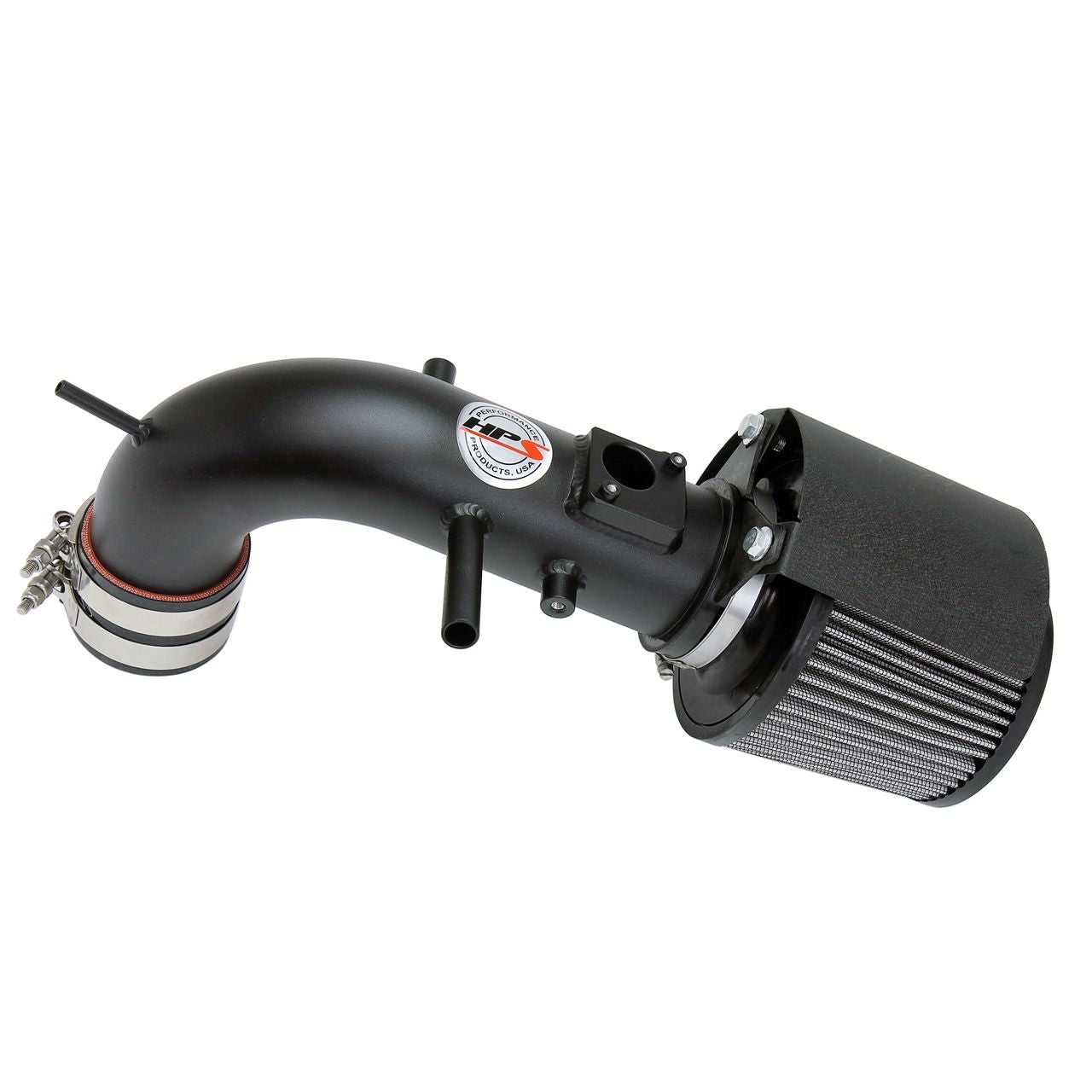 HPS Shortram Air Intake Kit 12-17 Toyota Camry 2.5L 4Cyl, Includes Heat Shield, Black