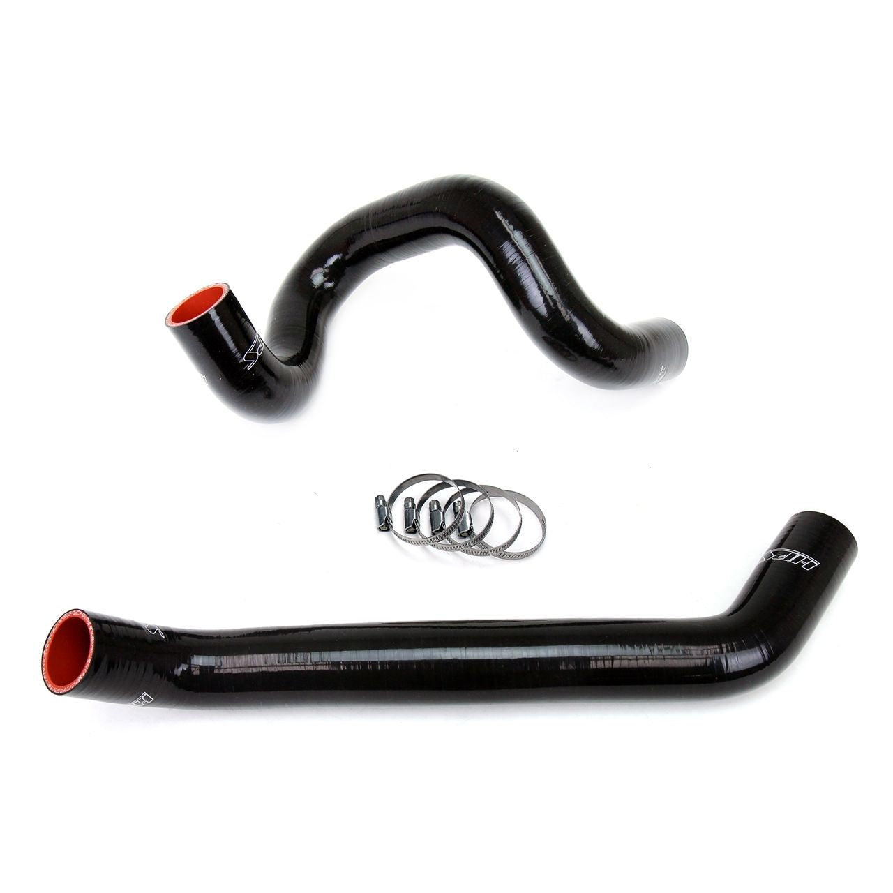 HPS Black Reinforced Silicone Radiator Hose Kit Coolant for Jeep 07-11 Wrangler JK 3.8L V6