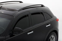 Thumbnail for AVS 08-11 Subaru Impreza Hatch (Includes WRX/STI) Ventvisor Low Profile Deflectors 6pc - Smoke