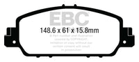 Thumbnail for EBC 13+ Honda Accord Coupe 2.4 EX Greenstuff Front Brake Pads