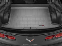 Thumbnail for WeatherTech 14+ Chevrolet Corvette Cargo Liners - Grey