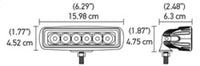 Thumbnail for Hella Value Fit Mini Flush Mount 7.7in - 18W White Housing Flood Beam LED Light Bar