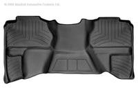 Thumbnail for WeatherTech 07-13 Chevrolet Silverado Extended Cab Rear FloorLiner - Black