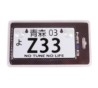 Thumbnail for NRG Mini JDM Style Aluminum License Plate (Suction-Cup Fit/Universal) - Z33