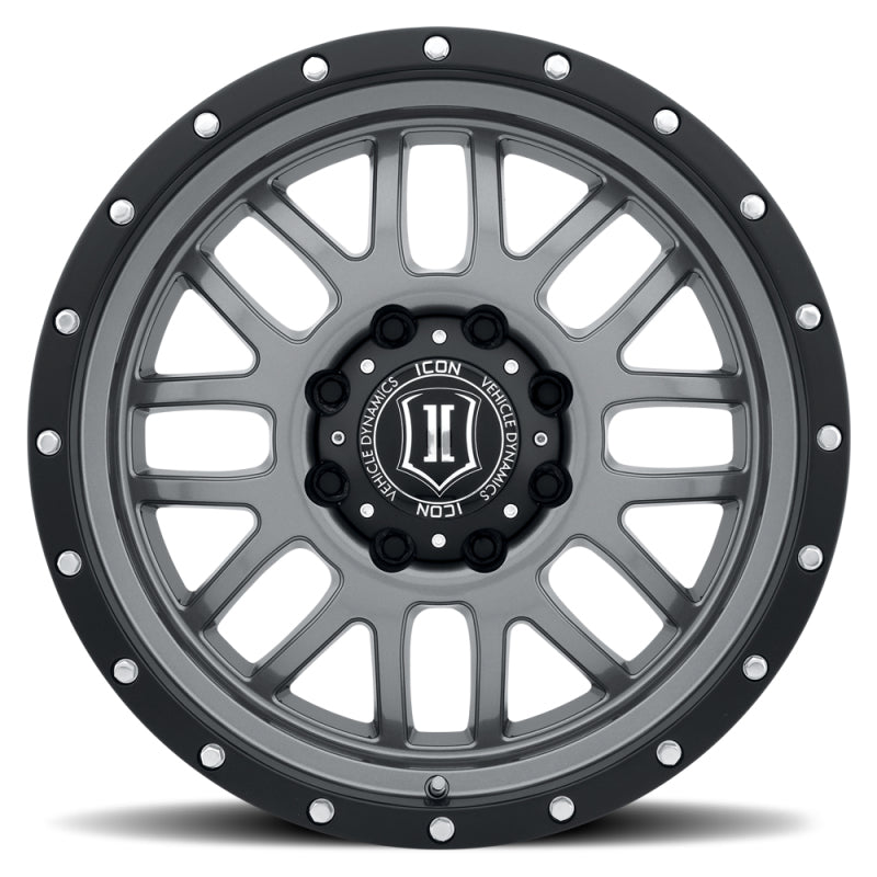 ICON Alpha 20x9 5x150 16mm Offset 5.625in BS Gunmetal Wheel