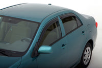 Thumbnail for AVS 09-13 Toyota Corolla Ventvisor Outside Mount Window Deflectors 4pc - Smoke