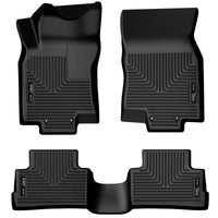 Thumbnail for Husky Liners 17-22 Nissan Rogue Sport Weatherbeater Black Front & 2nd Seat Floor Liners