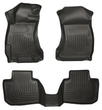 Thumbnail for Husky Liners 13 Subaru Legacy/Outback WeatherBeater Front & 2nd Seat Black Floor Liners