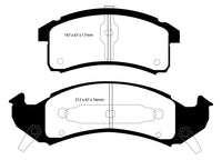 Thumbnail for EBC 92-93 Buick Le Sabre (FWD) 3.8 Redstuff Front Brake Pads