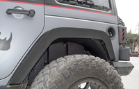 Thumbnail for Go Rhino 07-18 Jeep Wrangler JK/JKU Rear Fender Liners