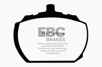 Thumbnail for EBC 73-76 Mg MGB GT V8 3.5 Greenstuff Front Brake Pads