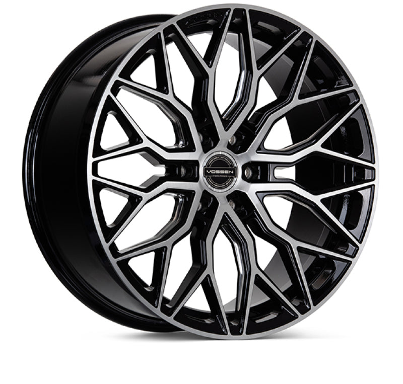 Vossen HF6-3 24x10 / 6x139.7 / ET25 / Deep Face / 106.1 - Brushed Gloss Black Wheel