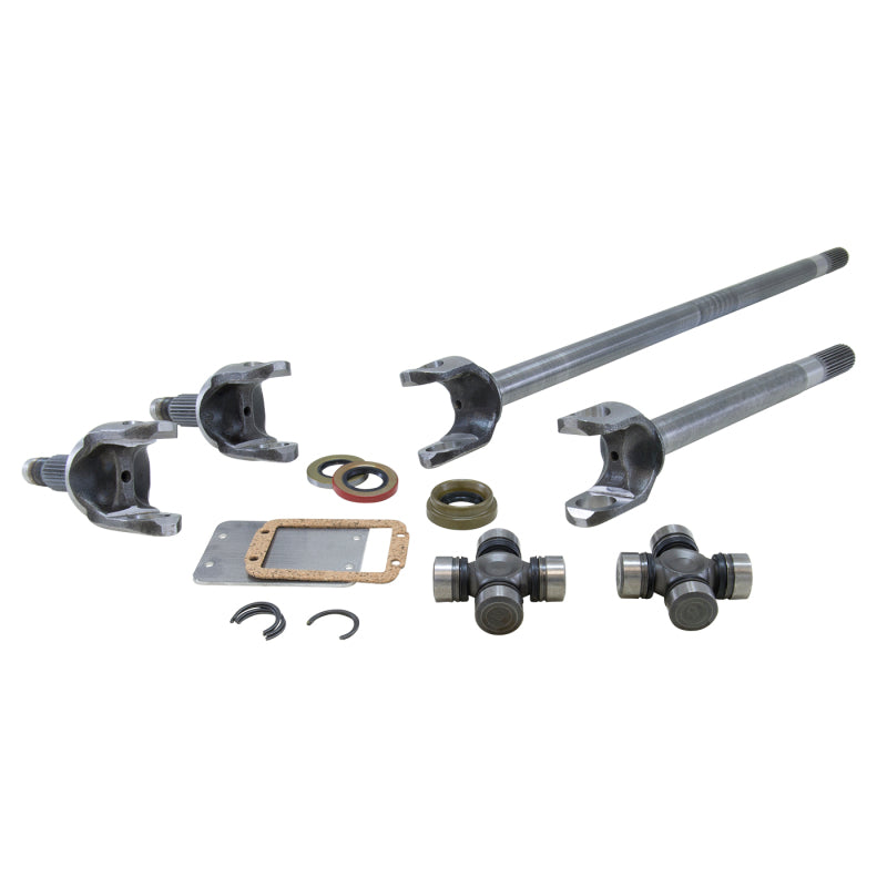 Yukon Gear 4340CM Rplcmnt Axle Kit For 07-13 Dana 44 Front / Rubicon JK / w/ Spicer Joints