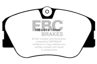 Thumbnail for EBC 86-93 Mercedes-Benz 190/190E 2.3 16v Greenstuff Front Brake Pads