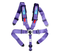 Thumbnail for NRG SFI 16.1 5Pt 3 Inch Seat Belt Harness with Pads / Cam Lock - Purple