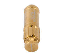 Thumbnail for NRG 700 Series M12 X 1.25 Steel Lug Nut w/Dust Cap Cover Set 21 Pc w/Locks & Socket - Chrome Gold