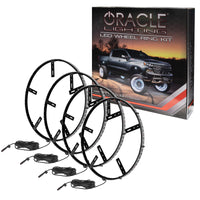 Thumbnail for Oracle LED Illuminated Wheel Rings - White SEE WARRANTY