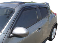 Thumbnail for AVS 10-18 Nissan Juke Ventvisor Outside Mount Window Deflectors 4pc - Smoke