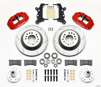 Thumbnail for Wilwood Narrow Superlite 6R Front Hub & 1PC Rtr Kit 12.88in-Red 60-68 Ford / Mercury Full Size