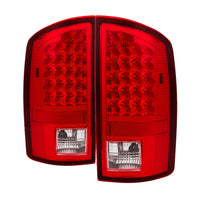 Thumbnail for Xtune Dodge Ram 07-08 1500 / Ram 07-09 2500/3500 LED Tail Lights Red Clear ALT-JH-DR07-LED-RC