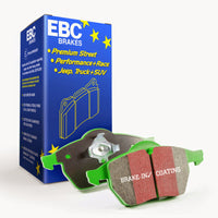 Thumbnail for EBC 14+ Audi A3 1.8 Turbo (w/Electronic Parking Brake) Greenstuff Rear Brake Pads