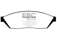 Thumbnail for EBC 82-84 Honda Civic Hatchback 1.3 (4 Speed) Greenstuff Front Brake Pads