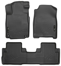 Thumbnail for Husky Liners 2016 Honda CR-V WeatherBeater Combo Black Floor Liners