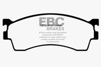 Thumbnail for EBC 01-04 Mazda Protege 2.0 (Rear Drums) Greenstuff Front Brake Pads