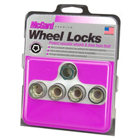 Thumbnail for McGard Wheel Lock Nut Set - 4pk. (Under Hub Cap / Cone Seat) M12X1.75 / 19mm & 21mm Hex / .802in. L