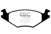 Thumbnail for EBC 86-93 Volkswagen Cabriolet 1.8 Greenstuff Front Brake Pads