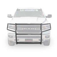 Thumbnail for Go Rhino 19-24 Ram 1500 3100 Series StepGuard Center Grille + Brush Guards - Tex. Black