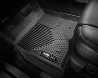 Thumbnail for Husky Liners 14-15 Chevy Silverado Double Cab X-Act Contour Black 2nd Row Floor Liners