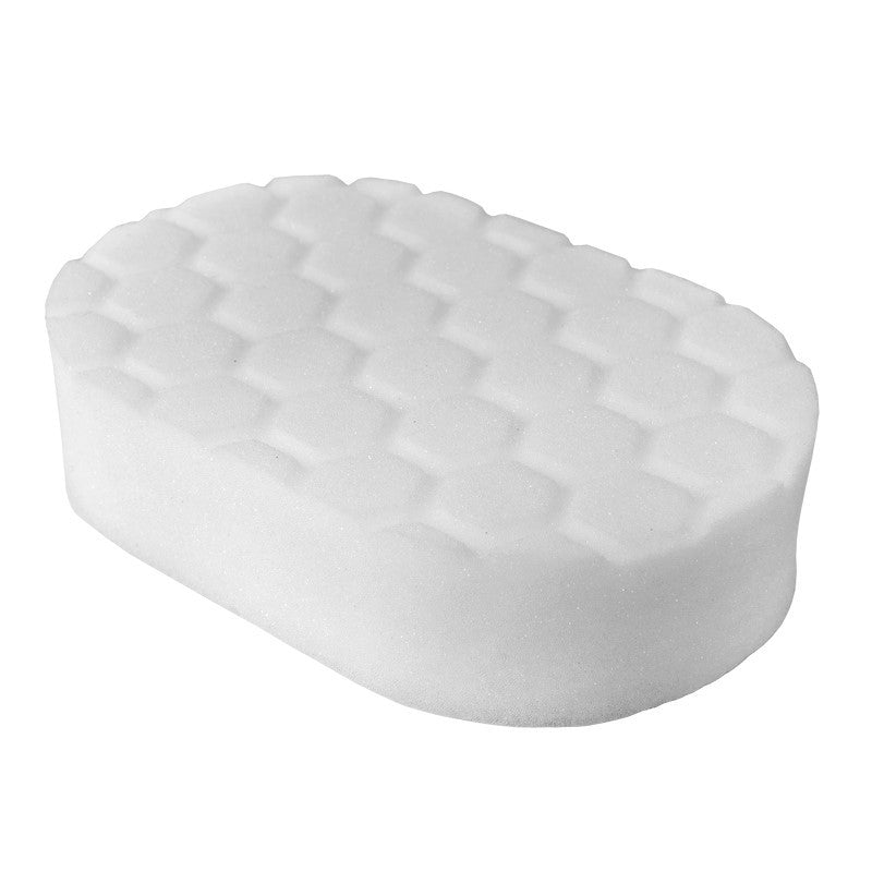 Chemical Guys Hex-Logic Polishing Hand Applicator Pad - White - 3in x 6in x 1in