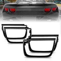 Thumbnail for ANZO Taillight Bezels 2010-2013 Chevrolet Camaro Taillight Bezels - 4pc Flat Black