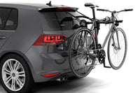 Thumbnail for Thule Gateway Pro 2 Hanging-Style Trunk Bike Rack w/Anti-Sway Cages (Up to 2 Bikes) - Black