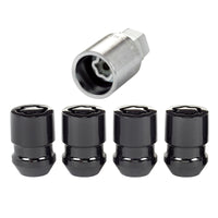 Thumbnail for McGard Wheel Lock Nut Set - 4pk. (Cone Seat) 1/2-20 / 3/4 & 13/16 Dual Hex / 1.28in. Length - Black