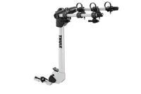 Thumbnail for Thule Helium Pro 3 - Hanging Hitch Bike Rack w/HitchSwitch Tilt-Down (Up to 3 Bikes) - Silver