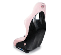 Thumbnail for NRG FRP Bucket Seat Prisma Edition w/ Pearlized Back and Pink Alcantara (Medium)