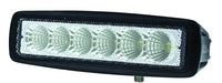 Thumbnail for Hella Value Fit Mini 6in LED Light Bar - Flood Beam Pedestal