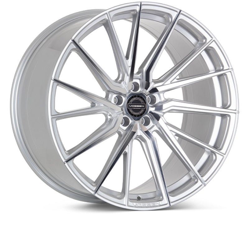 Vossen HF-4T 20x9 / 5x120 / ET35 / Flat Face / 72.56 - Silver Polished - Left Wheel