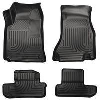 Thumbnail for Husky Liners 08-12 Dodge Challenger WeatherBeater Combo Black Floor Liners