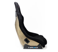 Thumbnail for NRG FRP Bucket Seat ULTRA Edition - Medium (Black Alcantara/Gold Glitter Back)