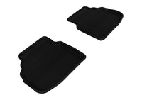 Thumbnail for 3D MAXpider 2009-2012 BMW 7 Series F01 Kagu 2nd Row Floormats - Black