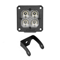 Thumbnail for XK Glow Flush Mount XKchrome 20w LED Cube Light w/ RGB Accent Light - Flood Beam