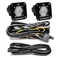 Thumbnail for Baja Designs S1 Work/Scene LED Light Backup Kit w/ Mounting Bracket Pair