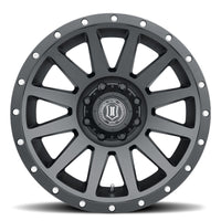 Thumbnail for ICON Compression 20x10 8x6.5 -19mm Offset 4.75in BS 121.4mm Bore Satin Black Wheel