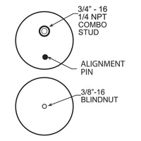 Thumbnail for Firestone Ride-Rite Replacement Bellow 224CZ (For Kit PN 2596 / 2299 / 2597 / 2550) (W217606401)