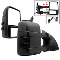 Thumbnail for Xtune L&R G2 Ford Superduty 99-07 Heated Smoke Signal Telescoping Mirrors MIR-FDSD99S-G2-PW-SM-SET